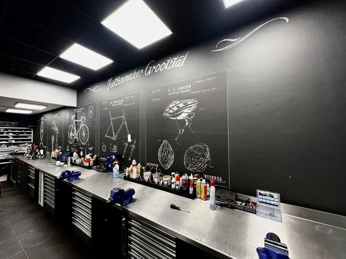 Professionele werkplaats Fietsenmaker Grootstal